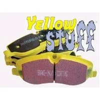 R-TYPE SLOTTED fits Commodore VE VF V8 & SS inc WM FRONT Disc Brake Rotors + EBC YELLOWSTUFF PADS