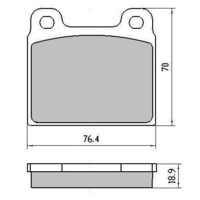 Volkswagen Kombi 8/1972-7/1979 Front Disc Brake Pads RDB84 12m/20000Km WARRANTY
