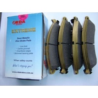 COMMODORE VF Front and Rear RDA EXTREME Brake Pads FULL VEHICLE SET 18M/30000Km