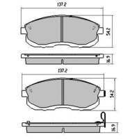 Nissan CEFIRO A32 FRONT Disc Brake Pads HEAVY DUTY New with 18m/30000Km WARRANTY