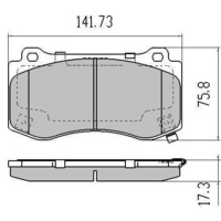 Fits Jeep Grand Chreokee SRT8 WH WK Extreme Front Disc Brake Pads