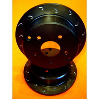 SLOTTED VMAX J HOOK Commodore VT VU VX VY VZ V6 V8 SS REAR Disc Brake Rotors