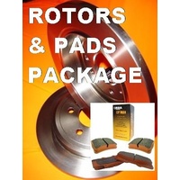 RDA Commodore VT VU VX VY VZ Rear Rotors & Pads PACKAGE with WARRANTY
