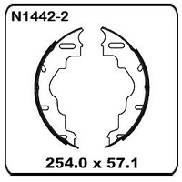 Trailer/Caravan Al-Ko 10" Electric REAR Drum Brake Shoe Set N1442-2