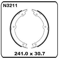 Toyota Landcruiser GRJ200 UZJ200 VDJ200 9/2007 on REAR Handbrake Shoe SET N3211