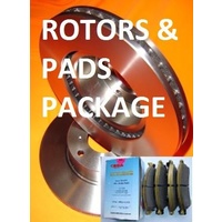 VT VU VX VY VZ Front Brake HEAVY DUTY ROTORS & PADS PACKAGE with WARRANTY