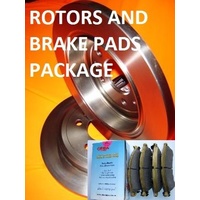 VT VU VX VY VZ Rear Disc Brake Rotors and Pads HEAVY DUTY  PACKAGE NEW SET