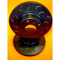SLOTTED VMAX J HOOK Commodore VT VU VX VY VZ  FRONT Disc Brake Rotors DR040 PAIR