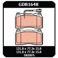 Alfa Romeo 159 2.4 3.2L Brembo 2005 on TRW Front Disc Brake Pads GDB1648 DB2067
