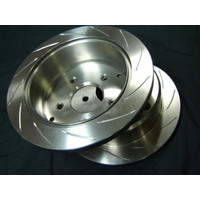 SLOTTED PAIR Commodore VT VU VX VY VZ WH WK WL Rear Disc Brake Rotors VMAX