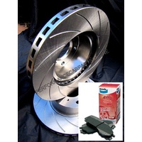 SLOTTED & BENDIX Landcruiser VDJ76 VDJ78 VDJ79 Front Disc Brake Rotors R-TYPE
