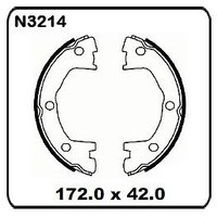 Iveco Daily Various With 172 x 42 Shoe 1/1992 on REAR Handbrake shoe SET N3214