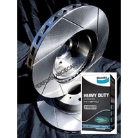 SLOTTED VMAX fits VOLKSWAGEN AMAROK Front Disc Brake Rotors AND BENDIX HD PADS