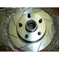 PAIR VMAX SLOTTED Ford EF EL GLi XR6 XR8 FALCON FAIRMONT FRONT Disc Brake Rotors