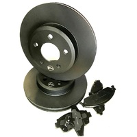 fits HOLDEN Commodore VS Solid Rear Non-IRS 94-97 REAR Disc Rotors & PADS PACKAGE