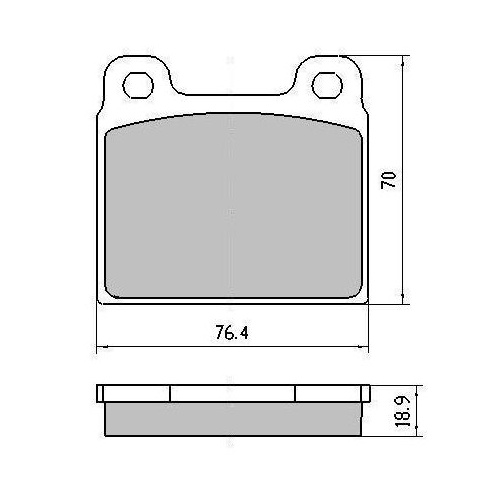 Volkswagen Kombi 8/1972-7/1979 Front Disc Brake Pads RDB84 12m/20000Km WARRANTY
