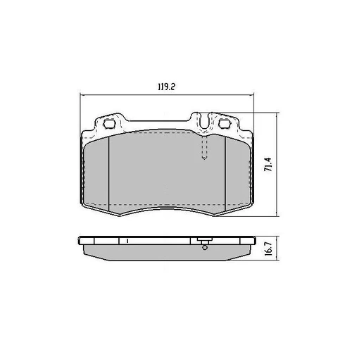FULL VEHICLE SET Mercedes C55 AMG C32 AMG 2001-2007 Disc Brake Pads WITH SENSORS