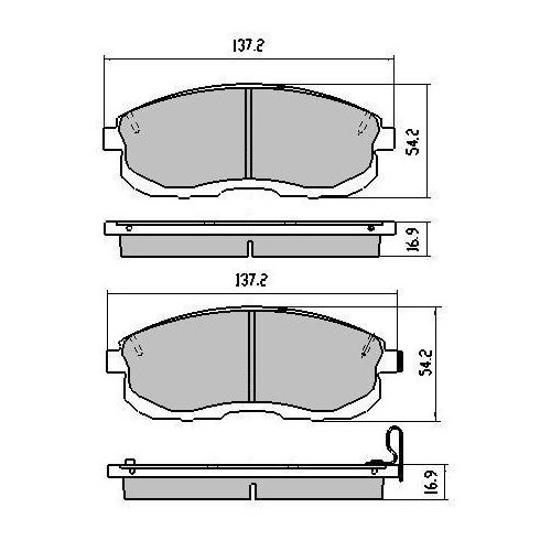 Nissan CEFIRO A32 FRONT Disc Brake Pads HEAVY DUTY New with 18m/30000Km WARRANTY