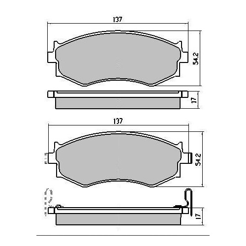 Nissan CEFIRO A31 FRONT Disc Brake Pads GP MAX New with 12m/20000Km WARRANTY