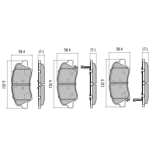 KIA Rio UB 1.4L 1.6L 2011 Onward Front Disc Brake Pad Set 12m/20000Km WARRANTY