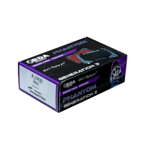 RDA Front Ceramic Pads fits FORD ECOSPORT 1.0 Ltr BK, BL BXXMR 2013