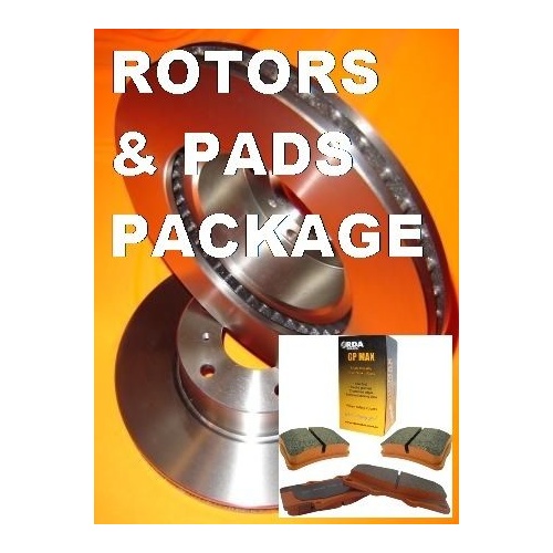 RDA Holden Commodore VT VU VX VY VZ WH WK WL FRONT Pads & Disc Rotors PACKAGE