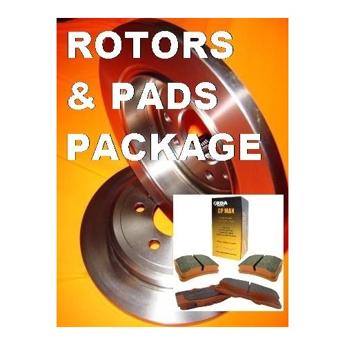 RDA Commodore VT VU VX VY VZ Rear Rotors & Pads PACKAGE with WARRANTY