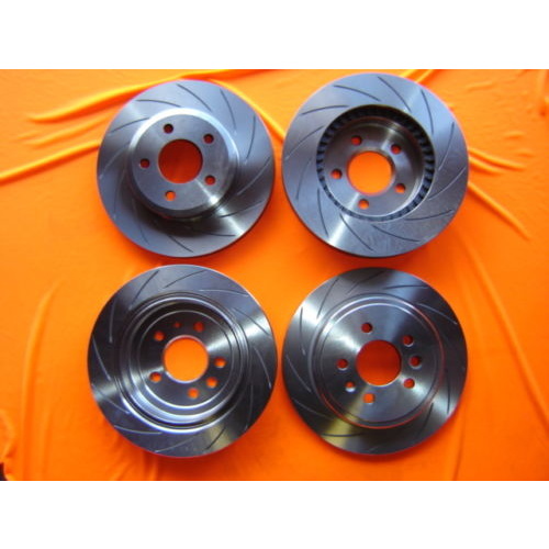 SLOTTED FULL VEHICLE SET Holden Commodore VT VU VY VX VZ Disc Brake Rotors NEW