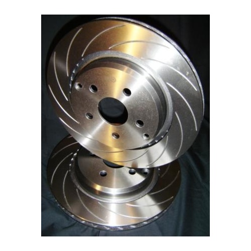 SLOTTED VMAX Ford Falcon BF TURBO & V8 & GT F6 328mm XR6T REAR Disc Brake Rotors