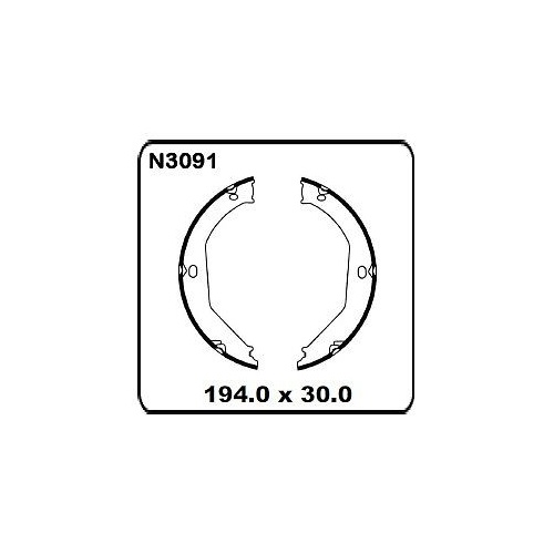 Jeep Grand Cherokee WJ 11/1999 -2005 REAR Handbrake SHOE SET N3091