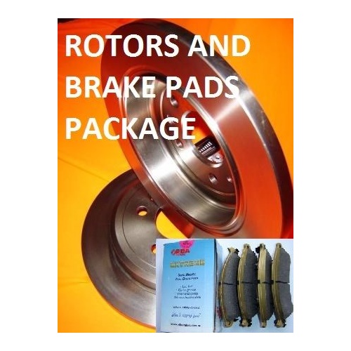 Renault Master 2.5L 10/2003 onwards REAR Disc brake Rotors & HEAVY DUTY PADS