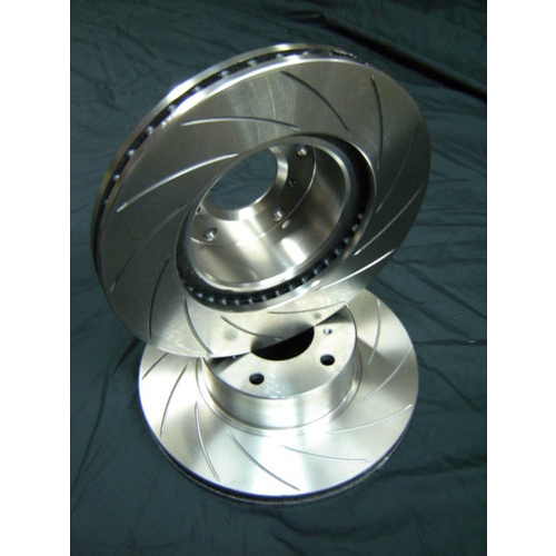 SLOTTED for Subaru WRX Liberty Forester Impreza Outback 294mm FRONT DISC ROTORS