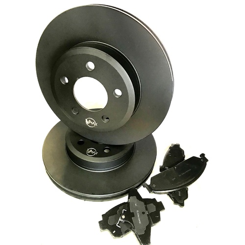 fits HOLDEN Commodore VN Solid Rear Non-IRS 88-90 REAR Disc Rotors & PADS PACKAGE